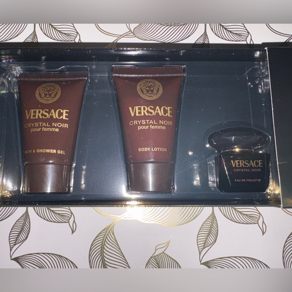 VERSACE CRYSTAL NOIR 3Pcs MINIATURE by Gianni Versace for Women - Picture 2 of 3